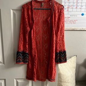 Boho Gommicks lace cardigan